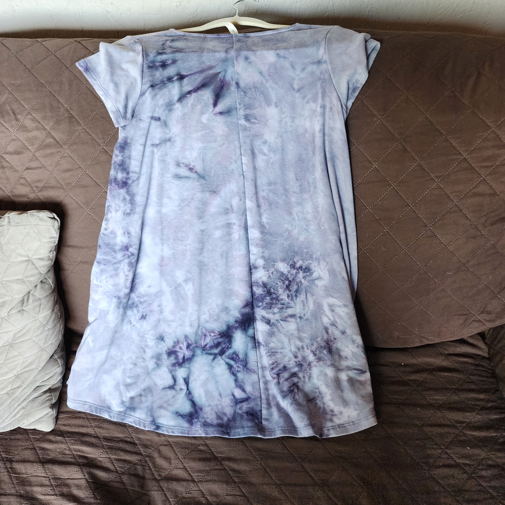 MTS Lavender Tie-Dye Mini Dress